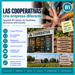 Cooperativas: Una empresa diferente. Spanish B1 Lesson + Answers (PDF)