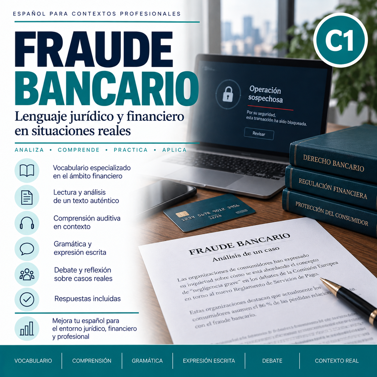 Fraude bancario. Español jurídico y financiero C1 2 Fraude bancario. Español jurídico y financiero C1
