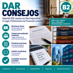 Dar consejos | Spanish B2 Lesson on the Imperative in Legal and Financial Contexts
