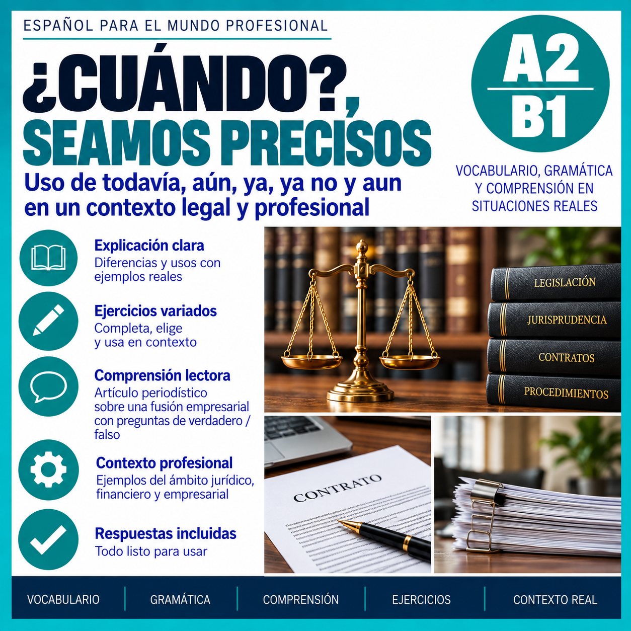 ¿Cuándo? Seamos precisos | Spanish B1 Lesson on todavía, aún, ya, ya no and aun 2 ¿Cuándo? Seamos precisos | Spanish B1 Lesson on todavía, aún, ya, ya no and aun