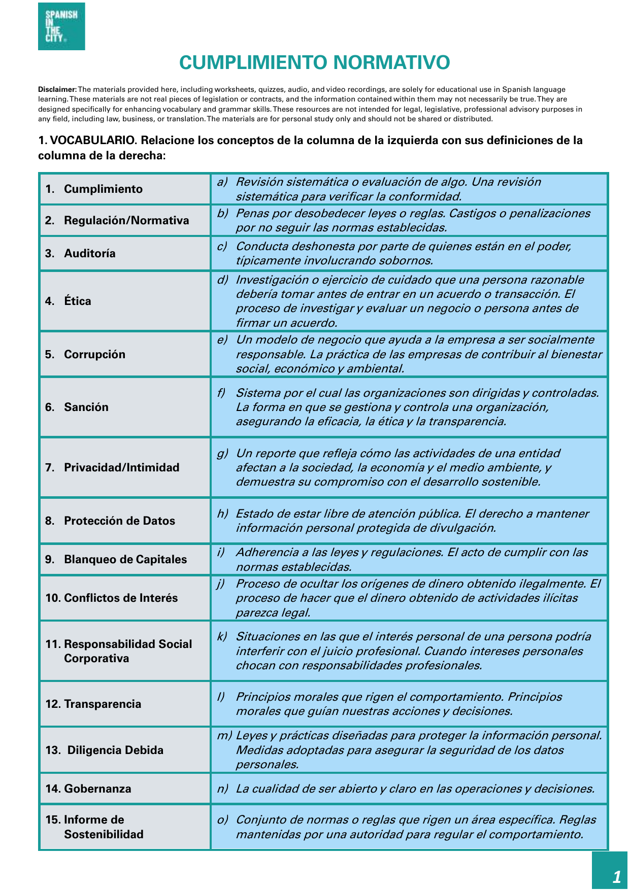 Cumplimiento normativo. Español legal y financiero C1 C2 4 Cumplimiento normativo. Español legal y financiero C1 C2 - Image 3