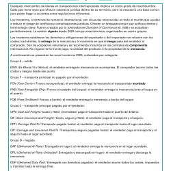Incoterms – Business Spanish A2 Lesson + Answers (PDF)
