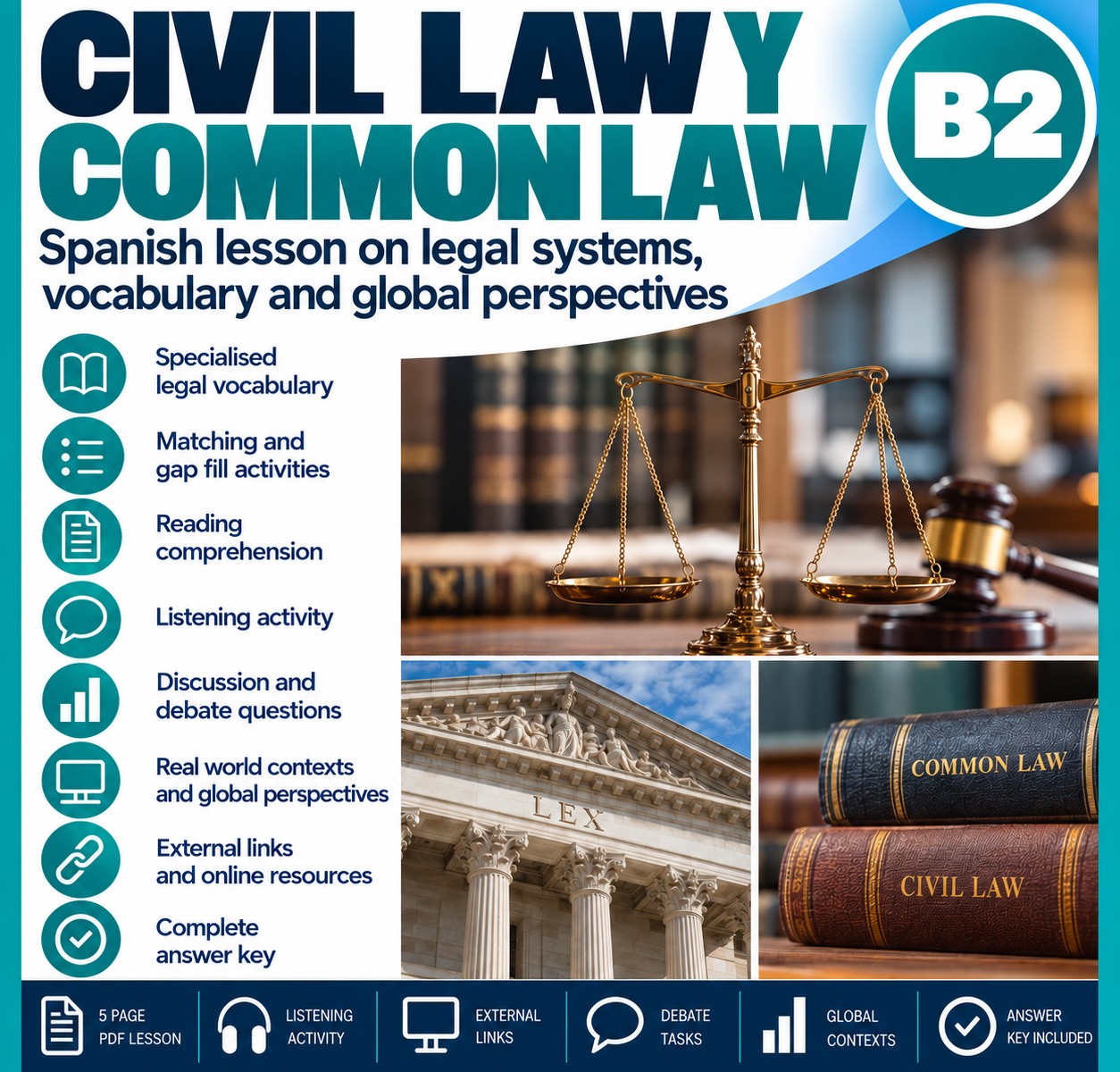 Civil and Common Law B2 Lesson