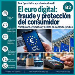 El euro digital: fraude y protección del consumidor | Legal Spanish B2 Lesson
