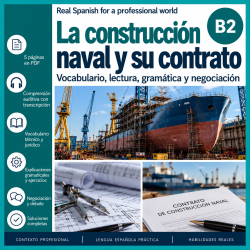 La construcción naval y su contrato | Legal Spanish B2 Lesson with Listening Practice