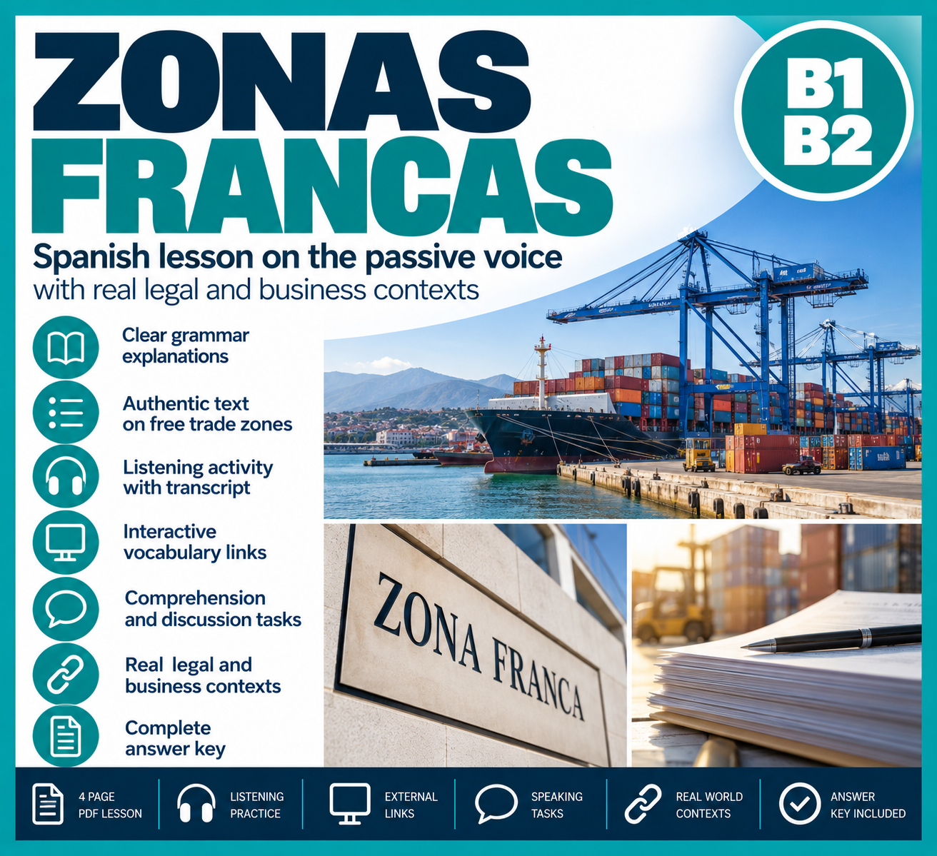 Spanish Lesson Free Zones Trade
