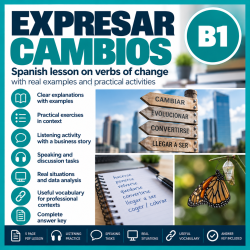 Expresar cambios | Spanish B1 Grammar Lesson with Listening