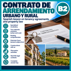 Contrato de arrendamiento urbano y rural | Legal Spanish B2 Lesson