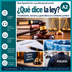 ¿Qué dice la ley? | Spanish A2 Legal Vocabulary and Future Tense Lesson